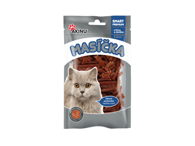 Kačių skanėstas AKINU su antiena, 50 g
