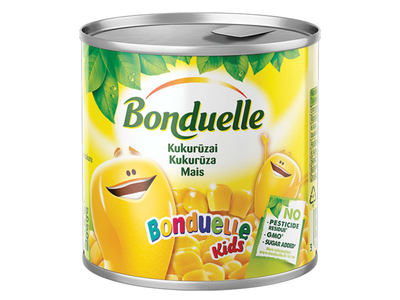 Kons. auks. kukur. BONDUELLE KIDS, 170g/140g