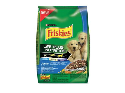 Sausas visavertis pašaras šunims FRISKIES, mažoms veislėms, su vištiena, 1,5 kg