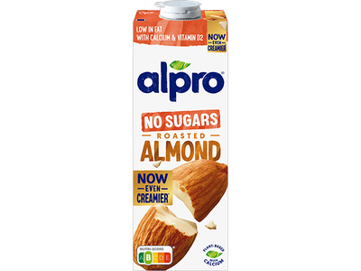 Skrudintų migdolų gėrimas ALPRO,  be cukraus, 1l