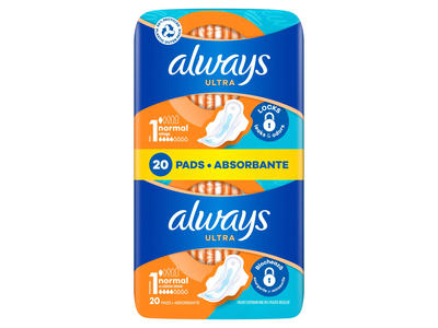 Higieniniai paketai ALWAYS Ultra Normal Plus, S1, 20 vnt.
