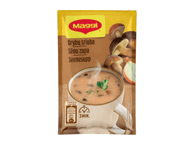 Grybų sriuba MAGGI su skrebučiais, 22 g, 22 g