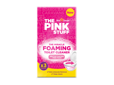 THE PINK STUFF putojanti tualeto valymo priemonė - milteliai 3x100g