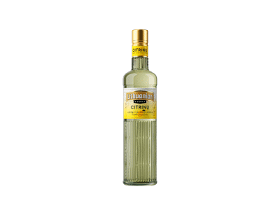 Degtinė LITHUANIAN VODKA Auksinė Citrinų skonio, 0,5l, 38%