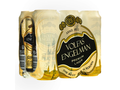 Alus VOLFAS ENGEL.RINKTINIS 5,2%,0,5l x 6vnt