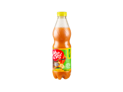 Obuolių, morkų, bananų nektaras MIO&RIO, 900 ml