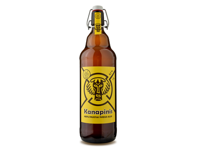 Alus AUKŠTAITIJOS BRAVORAI Kanapinis, šviesusis, 5,1%, 1 l, butelis D