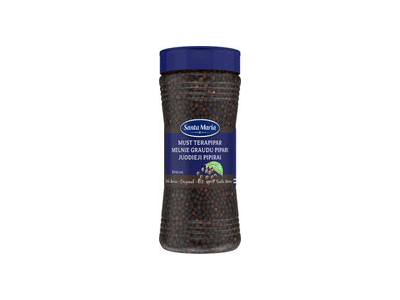 Juodieji pipirai SANTA MARIA TELLICHERRY malūnėlyje, 210 g, 210 g