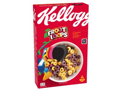 Dribsniai KELLOGG'S Froot Loops, 375g
