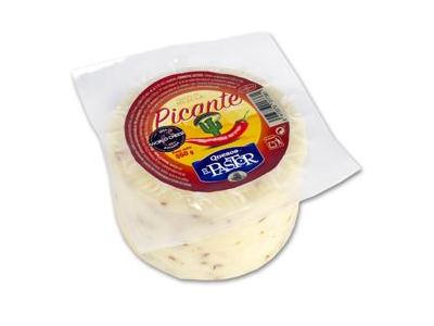 Karvių, avių ir ožkų pieno sūr. su aitr. papr. PICANTE, 45 %, 1 kg