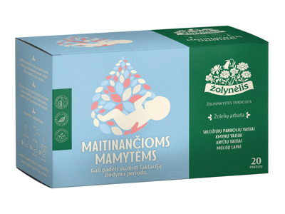 Žolelių arbata ŽOLYNĖLIS MAITINANČIOMS MAMYTĖMS, 20 x 1,5 g, 30 g