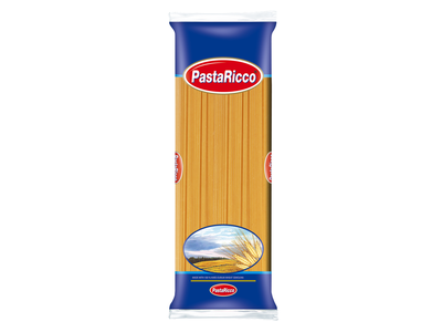 Kietagrūdžiai makaronai PASTA RICCO, spageti,  400 g