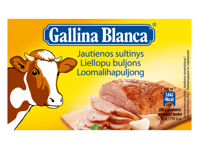Jautienos šonkaulių sk.sultinys GALLINA BLANCA, 80 g