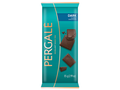 Juodasis šokoladas PERGALĖ, 85 g