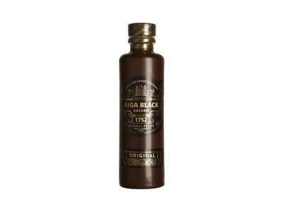 Spiritinis gėrimas RIGAS BLACK BALZAM (45%) 0,2 l