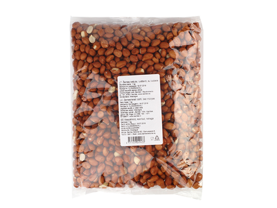 Žemės riešutai su luobele, 1 kg