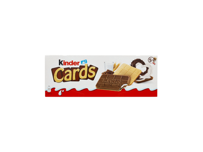Sausainiai KINDER CARDS, 10 vnt., 128 g