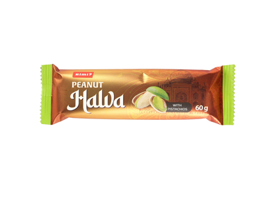 Žemės riešutų chalva RIMI su pistac., 60 g