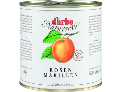 Abrikosų džemas D'ARBO, 3 kg