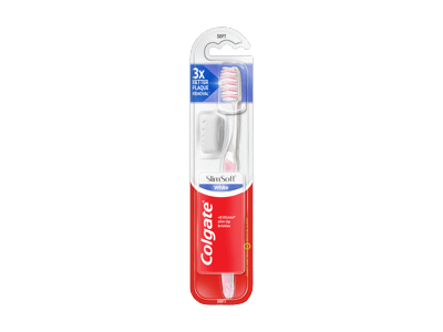 Dantų šepetėlis COLGATE SLIM SOFT WHITE, 1 vnt.