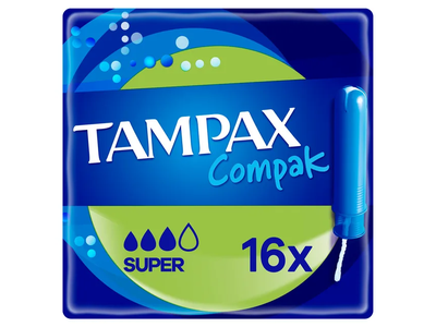Tamponai TAMPAX COMPAK PEARL NORMAL, 16 vnt.