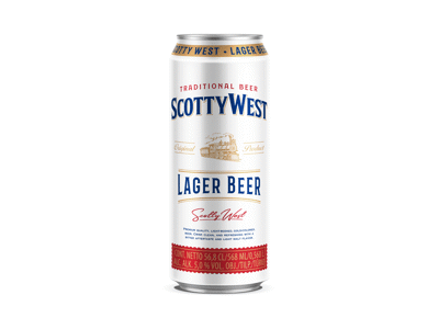 Šviesusis alus SCOTTY WEST LAGER, 568 ml