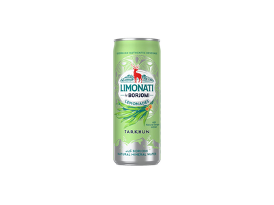 Gaz.sulčių gėrim. LIMONATI by BORJOMI, tarchun sk., 330 ml