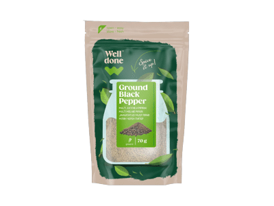Malti juodieji pipirai WELL DONE, 70 g