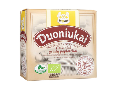 Ekologiški grikiniai duoniukai JAVINĖ, 80g