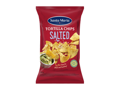 Kukurūzų traškučiai SANTA MARIA TEX MEX su druska, 185 g