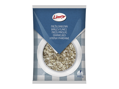 Miežių dribsniai LIMOR, 400 g