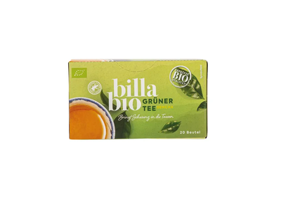 Žalioji Sencha arbata BILLA BIO, 20X1.75 g