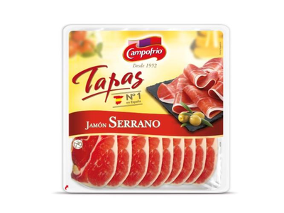 Vytintas kumpis CAMPOFRIO, Jamon serrano, pjaustytas,  I r., 300 g