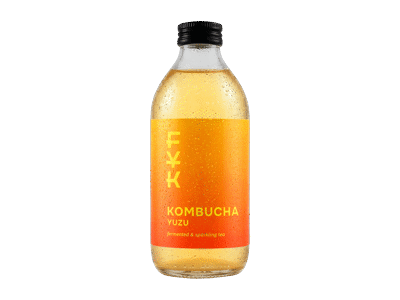 Kombučia FYK KOMBUCHA Yuzu skonio, 330 ml