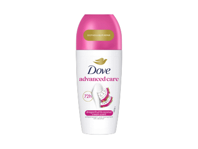 Moteriškas rutulinis dezodorantas DOVE DRAGON FRUIT, 50 ml