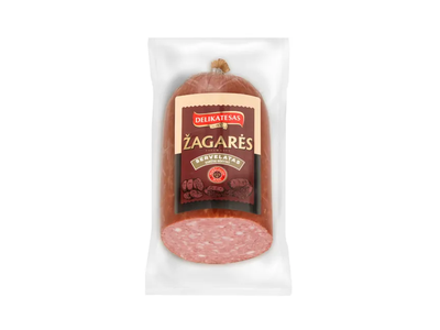 Karštai rūkytas Žagarės servelatas, 400 g
