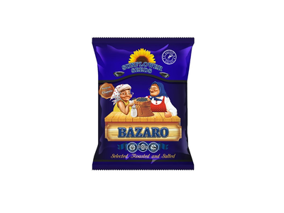 Saulėgrąžos BAZARO juodos sūdytos, 100 g