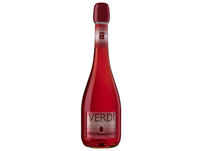 Putojantis gazuotas fermentuotas gėrimas VERDI RED, raudonas, saldus, 5%, 0,75 l