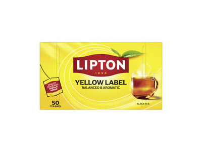 Juodoji arbata LIPTON YELOW LABEL, 100 g