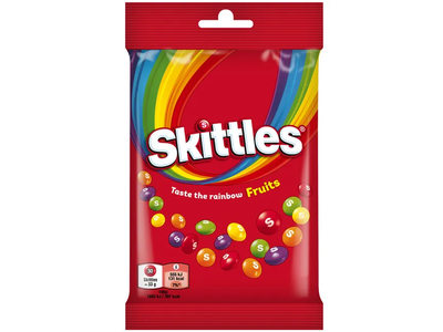 Vaisių sk. kramt. sald. SKITTLES FRUIT, 95 g