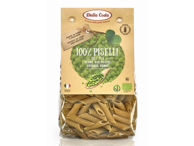 Ekologiški žirnių makaronai DALLA COSTA, Penne, 250 g LT-EKO-001