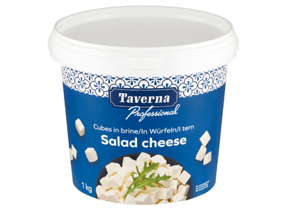 Fetos tipo sūris TAVERNA, kubeliais, sūryme, 21%, 1 kg