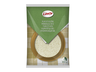 Ryžiai LIMOR, plikyti, 800 g