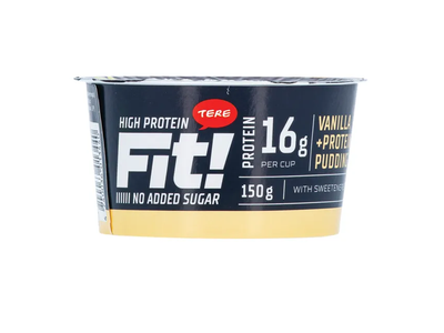Baltyminis, vanilinis pudingas FIT, 150 g