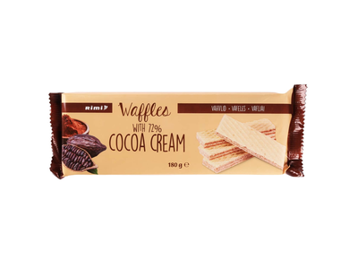 Vafliai su kakavos kremu RIMI, 180 g