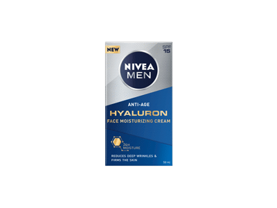 NIVEA MEN HYALURON drėkinantis veido kremas su SPF 15, 50 ml