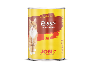 Konservai katėms, JosiCat, jautiena padaže, 415g