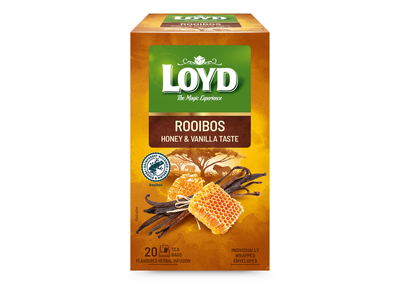 Raud. medaus, vanilės sk. arbata LOYD, 40 g