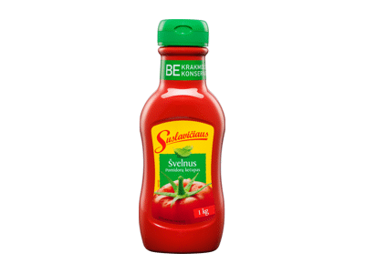 Švelnus SUSLAVIČIAUS pomidorų kečupas, 1 kg