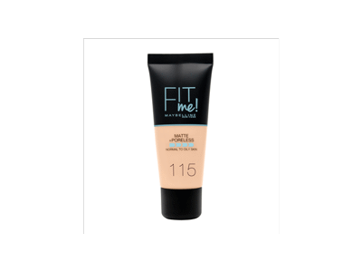 Skystasis makiažo pagrindas MAYBELLINE FIT ME, Nr. 115-ivory, 30 ml